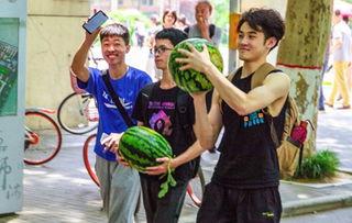 学院吃瓜实拍,吃瓜实拍，揭秘校园生活点滴